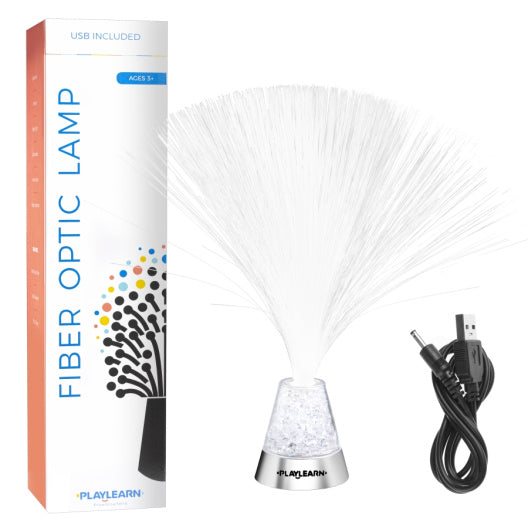 13" Fiber Optic Lamp (13" H x 3" W x 3" L)