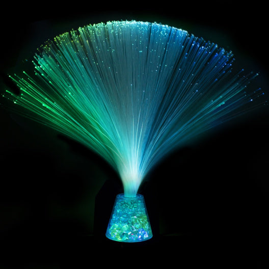 13" Fiber Optic Lamp (13" H x 3" W x 3" L)