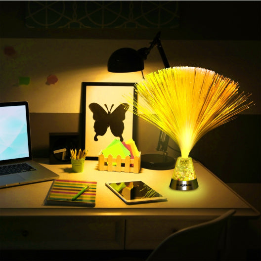 13" Fiber Optic Lamp (13" H x 3" W x 3" L)