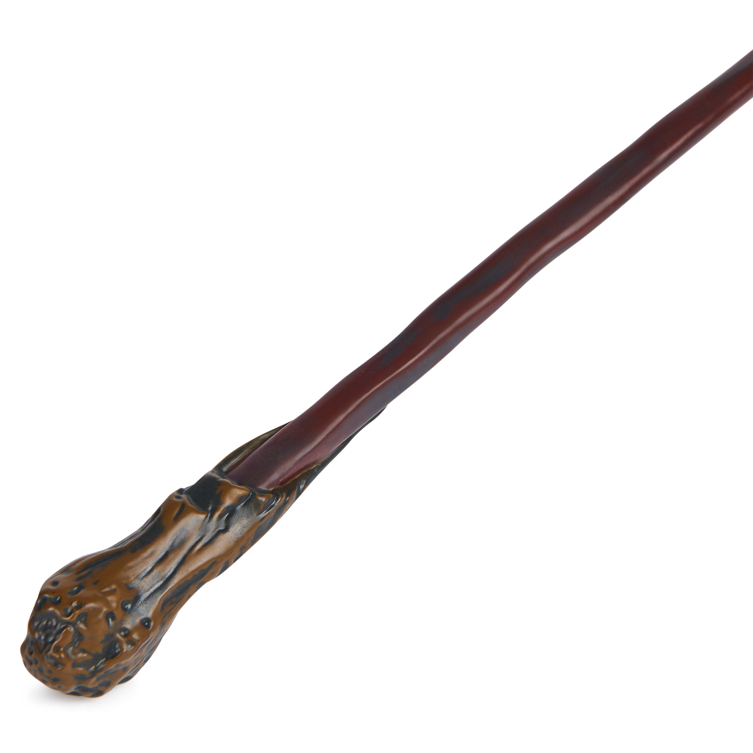 Wizarding World Harry Potter, 12-inch Magical Collector Ron Weasley Wand, Stand & Die-cast Icon, Magical Artifacts, Accessory for Halloween Costumes