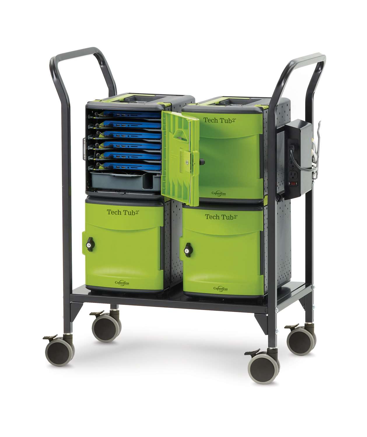 Tech Tub2® Modular Cart- holds 24 devices