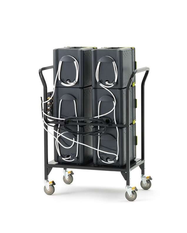 Tech Tub2® Modular Cart with USB hub - holds 32 iPads