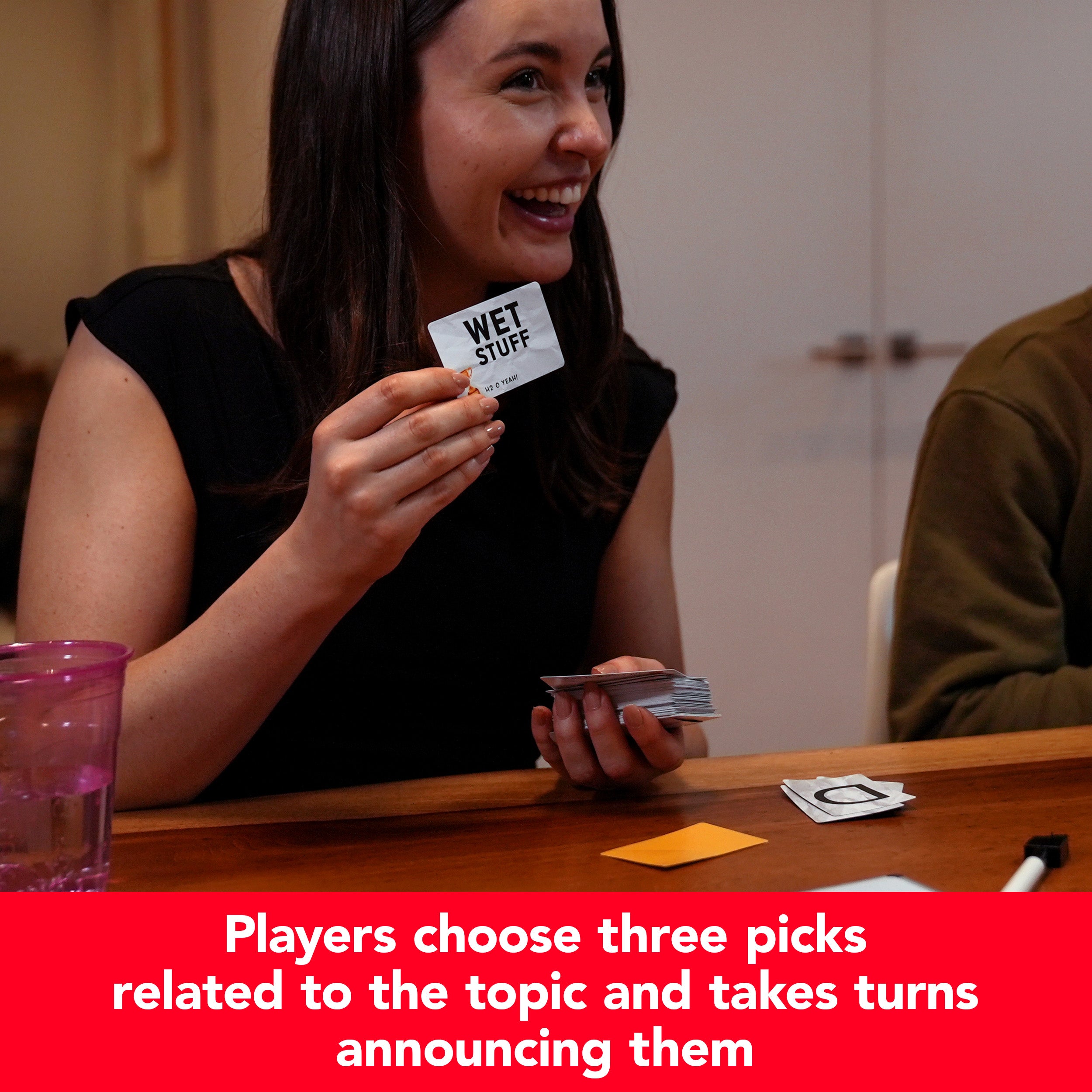 Spin Master Games, Draft’d, Competitive Drafting Party Game with Hilarious Prompts for College Nights, Football Watch Parties, Happy Hour Activity, for Teens & Adults, 3-5 Players, for Ages 14 & Up