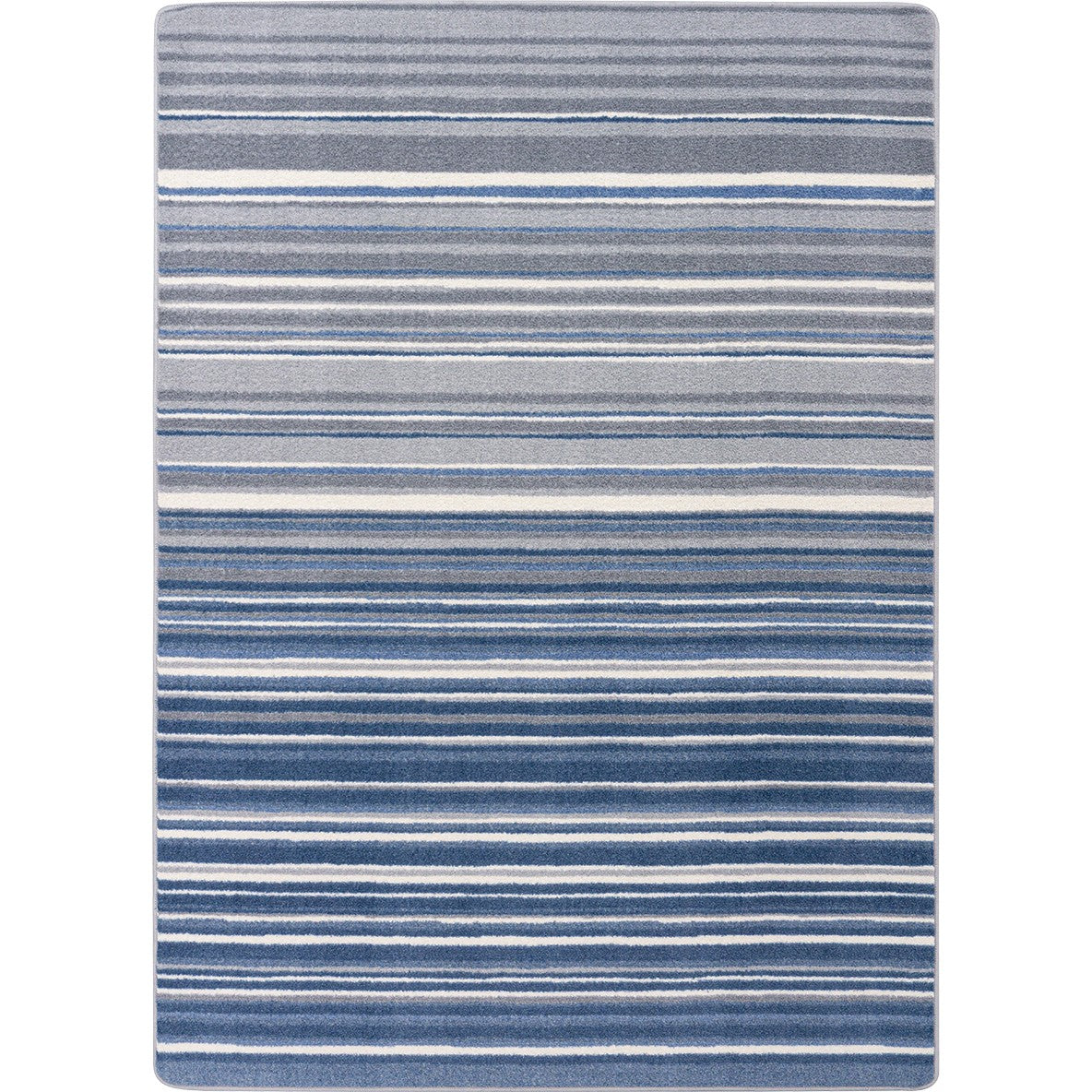 Fine Line 7'8" x 10'9" area rug in color Marine