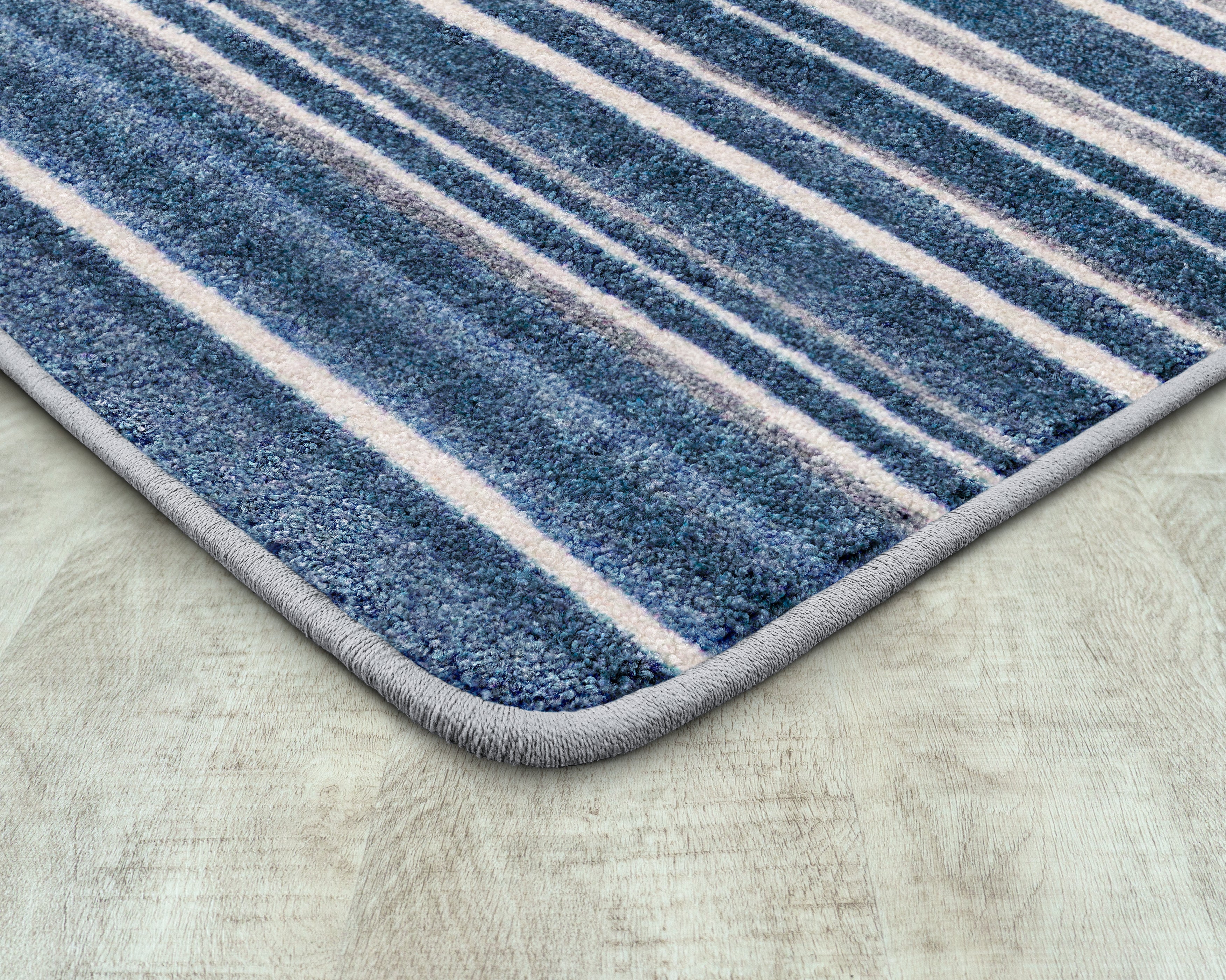 Fine Line 7'8" x 10'9" area rug in color Marine