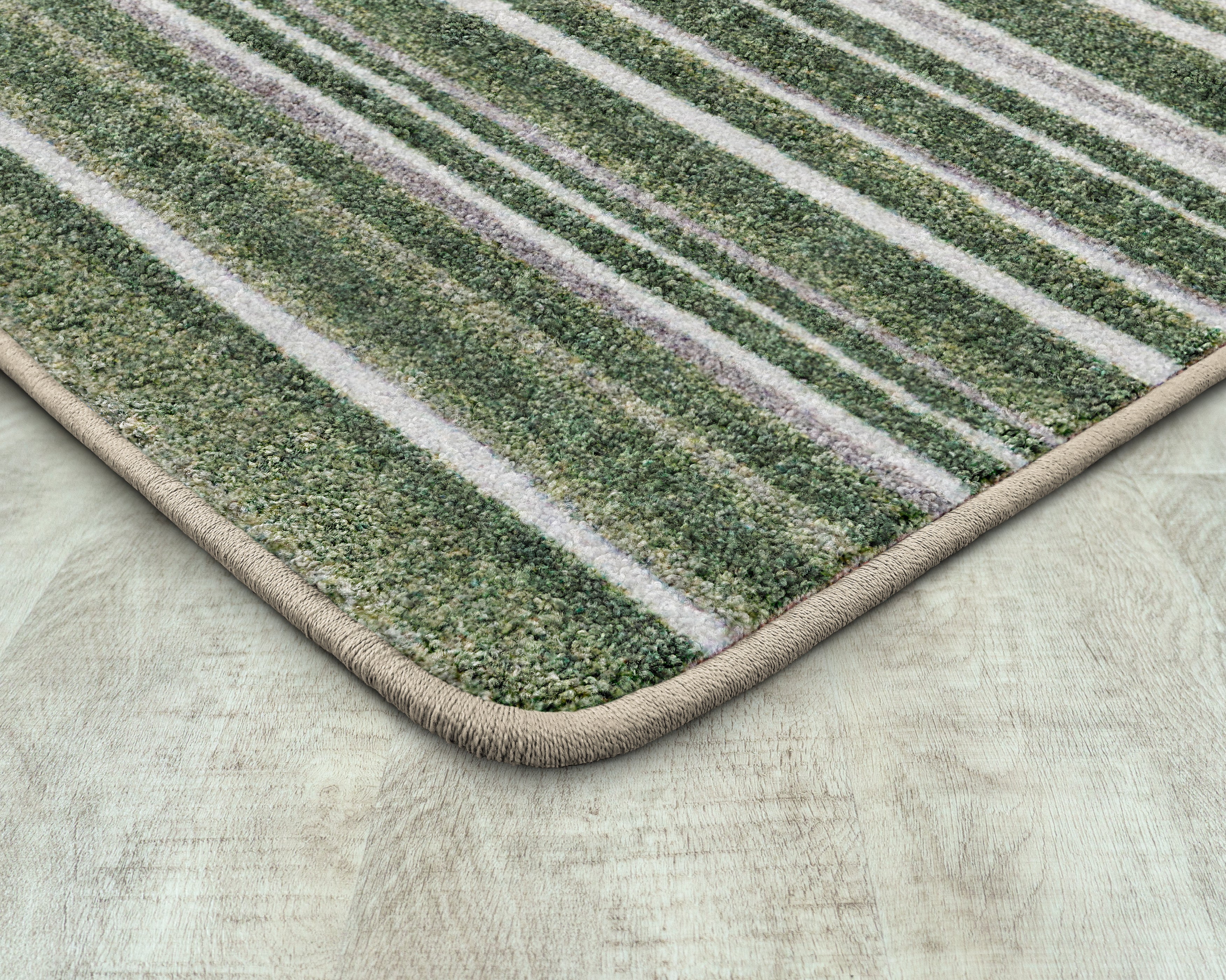 Fine Line 3'10" x 5'4" area rug in color Meadow