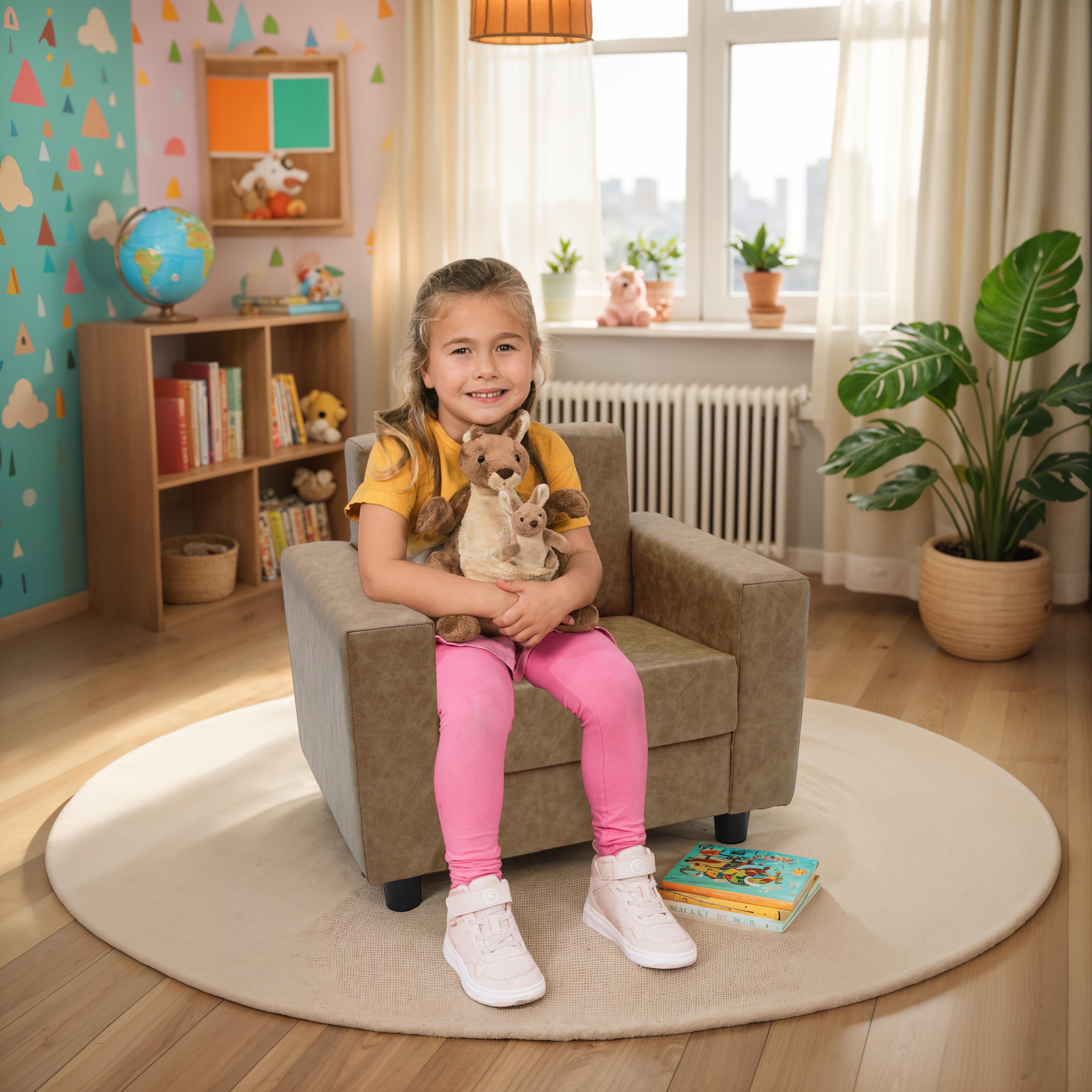 Rustic Inspired Playtime Classic Chair - Pecan