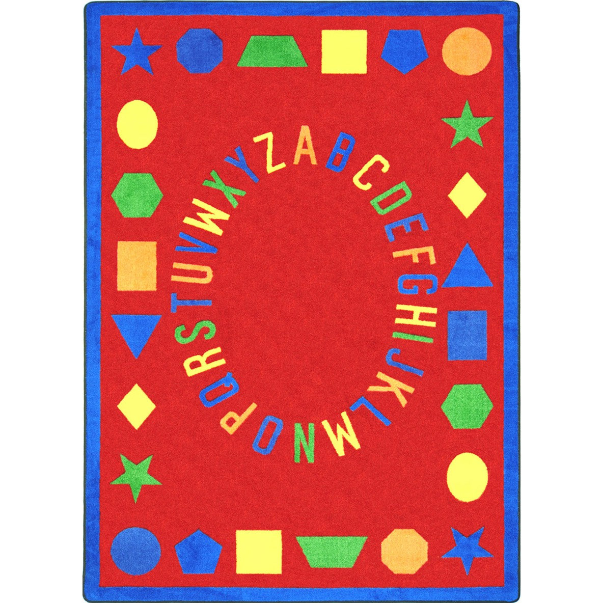 First Lessons 10'9" x 13'2" area rug in color Red