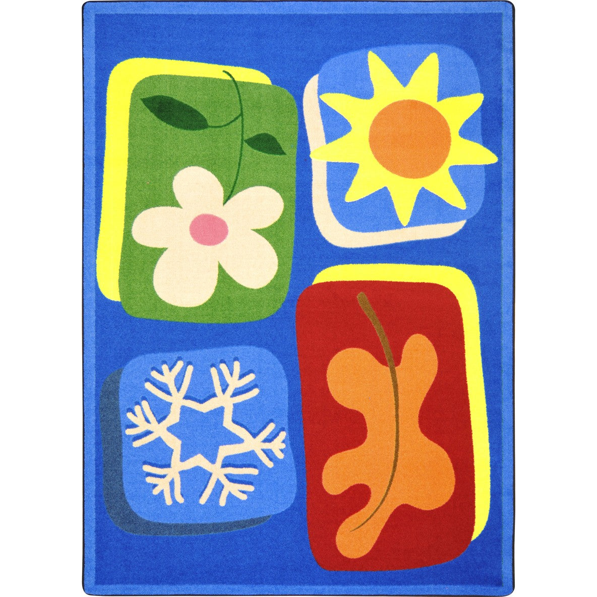 First Seasons 7'8" x 10'9" area rug in color Multi