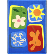 First Seasons 7'8" x 10'9" area rug in color Multi