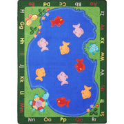 Fishin' Fun 7'8" x 10'9" area rug in color Multi