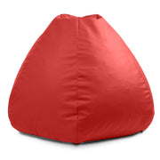 Jaxx Gumdrop Commercial Grade Bean Bag for Educational Environments, Large Size - Premium Vinyl - Red