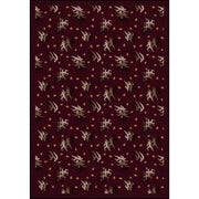 Fitness Zone 5'4" x 7'8" area rug in color Burgundy