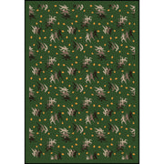 Fitness Zone 7'8" x 10'9" area rug in color Sage