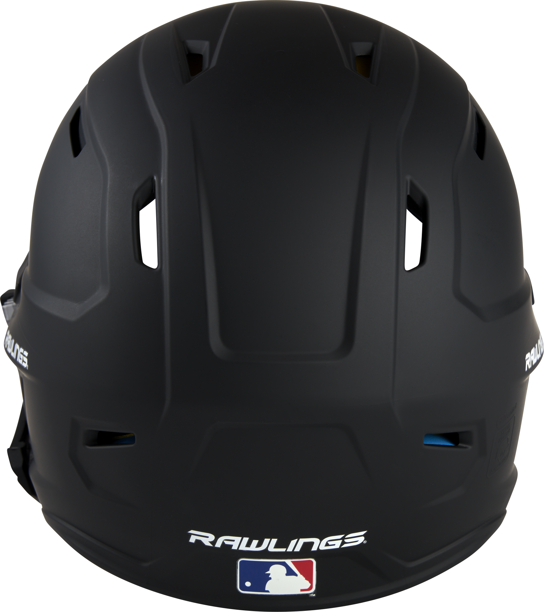 Rawlings Mach Adjust With Rhb Extension Matte Senior Batting Helmet - Black