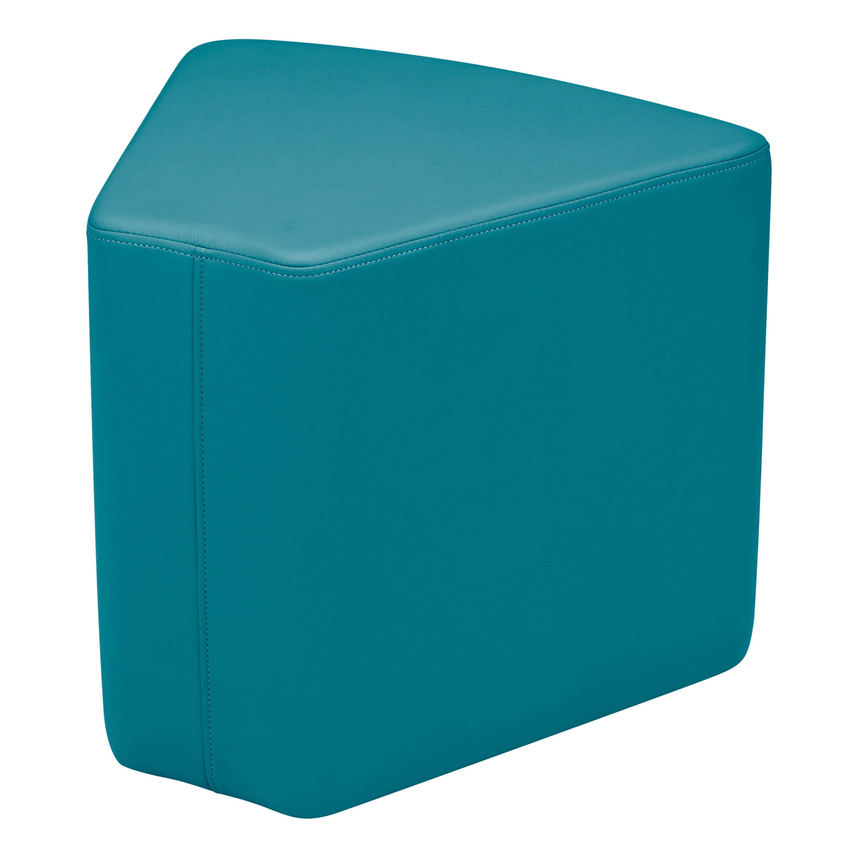Pro Series Upholstered Wedge Ottoman 18" Height - Teal