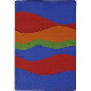 Flow 5'4" x 7'8" area rug in color Primary
