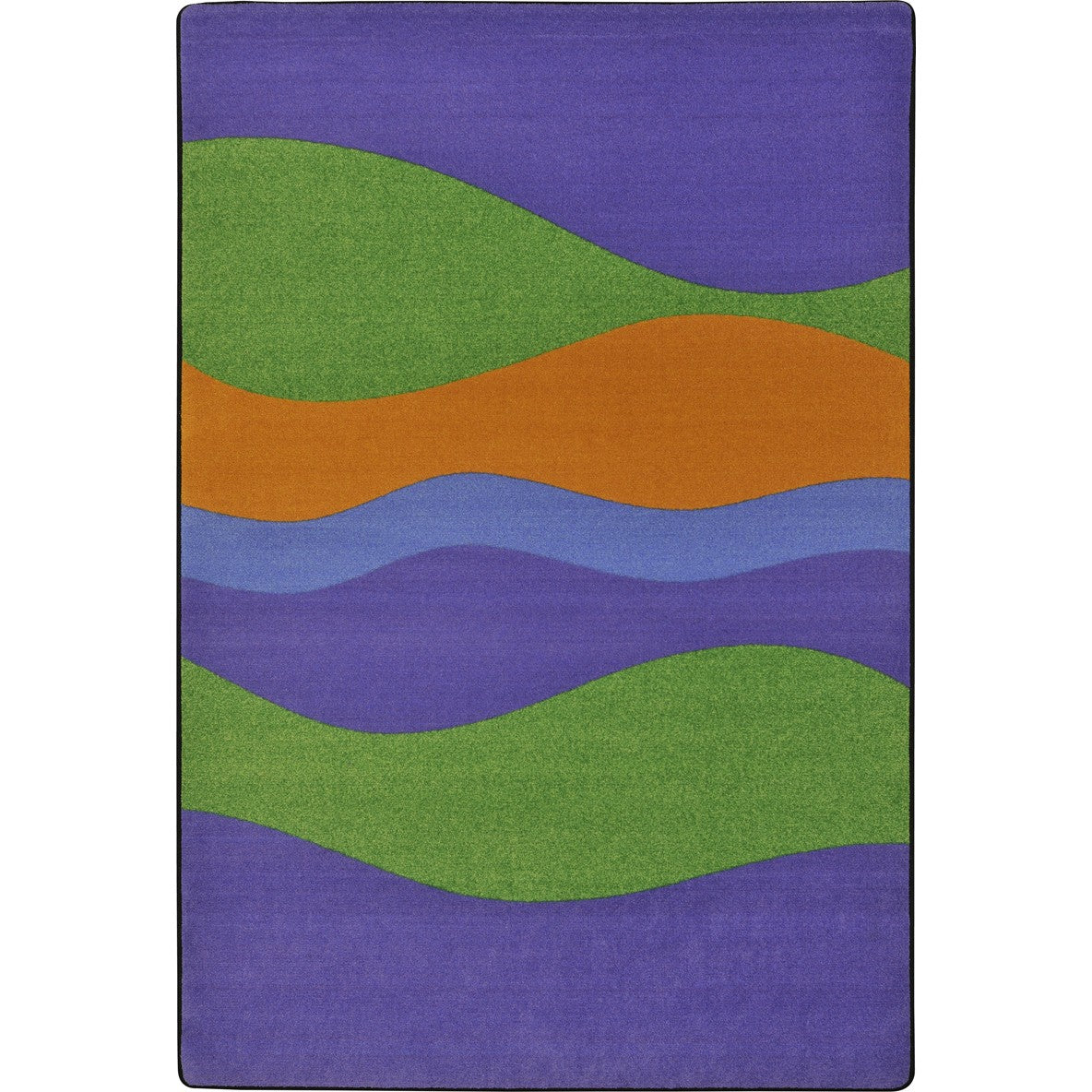 Flow 5'4" x 7'8" area rug in color Violet