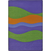 Flow 5'4" x 7'8" area rug in color Violet