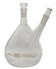 Distillation Flask, 2L, with Thermometer Holder, Case of 10