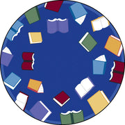 Fly Away with Reading 13'2" Round area rug in color Multi