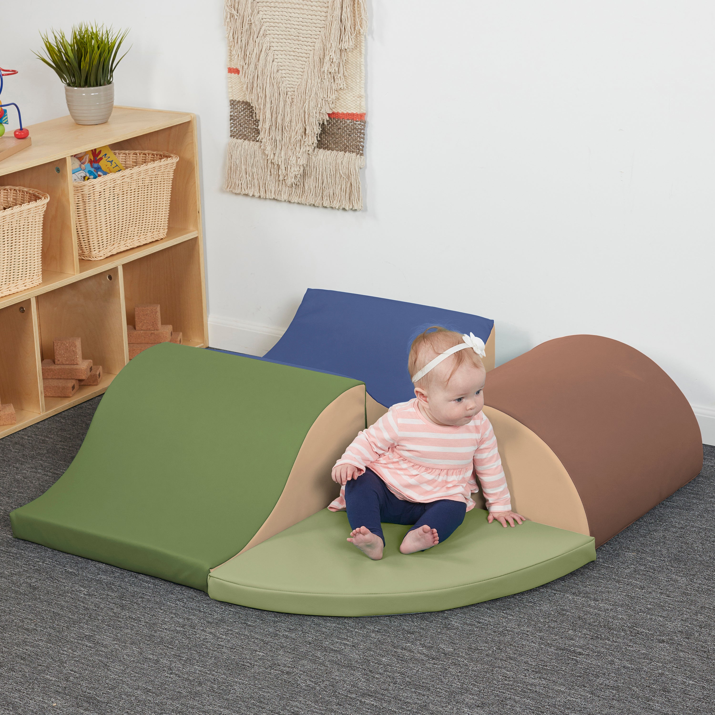 SoftScape Swoop and Slide Climber - Earthtone