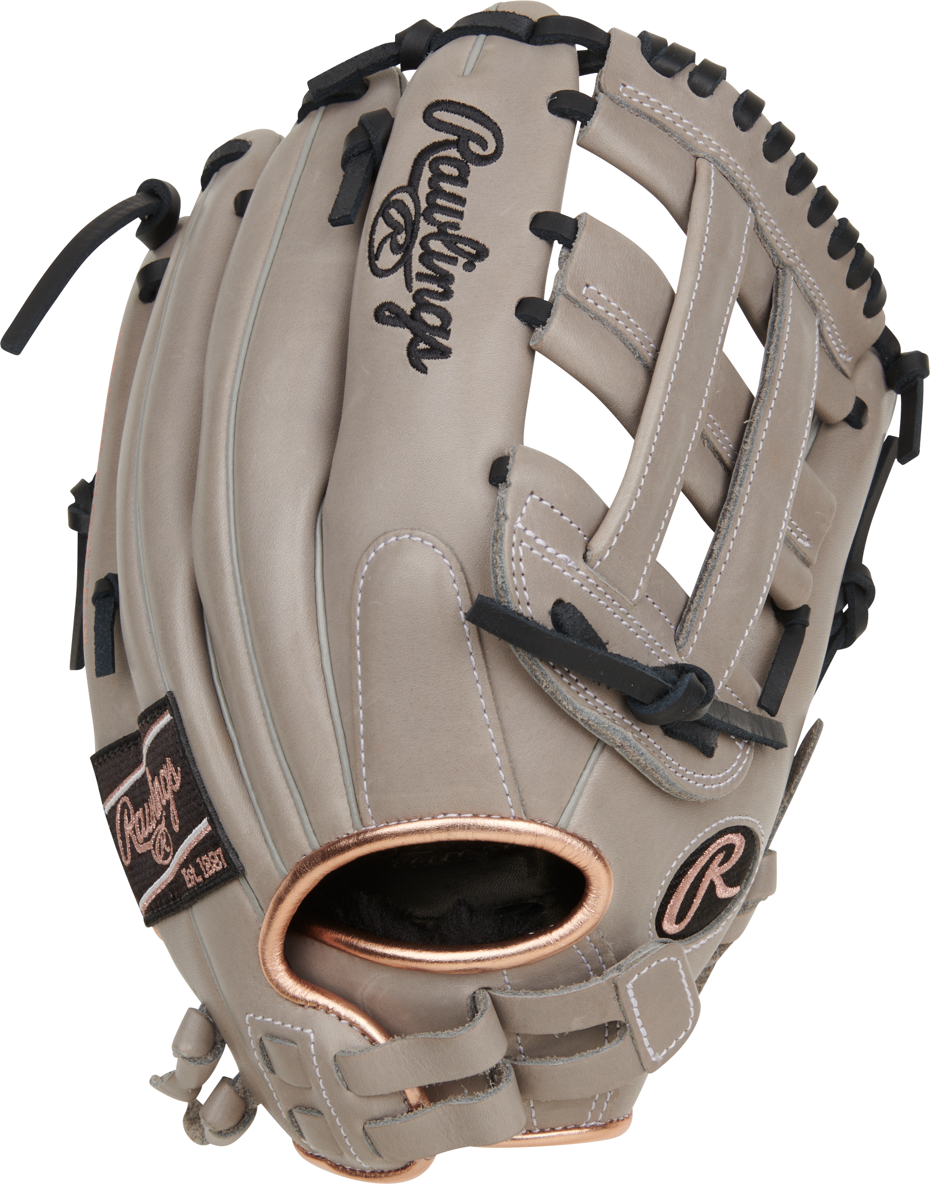 Rawlings R9 Contour Series 12-Inch Softball Glove - Right Hand Thrower - Gray