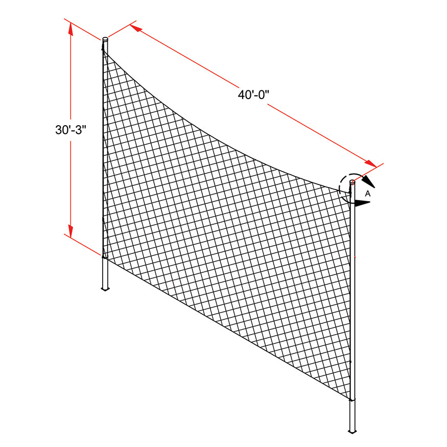 FieldPro  Football Net (30 ft. High)