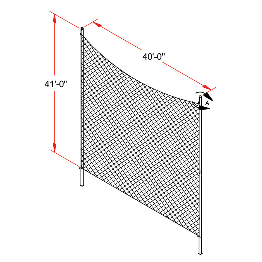 FieldPro  Football Net (30 ft. High)