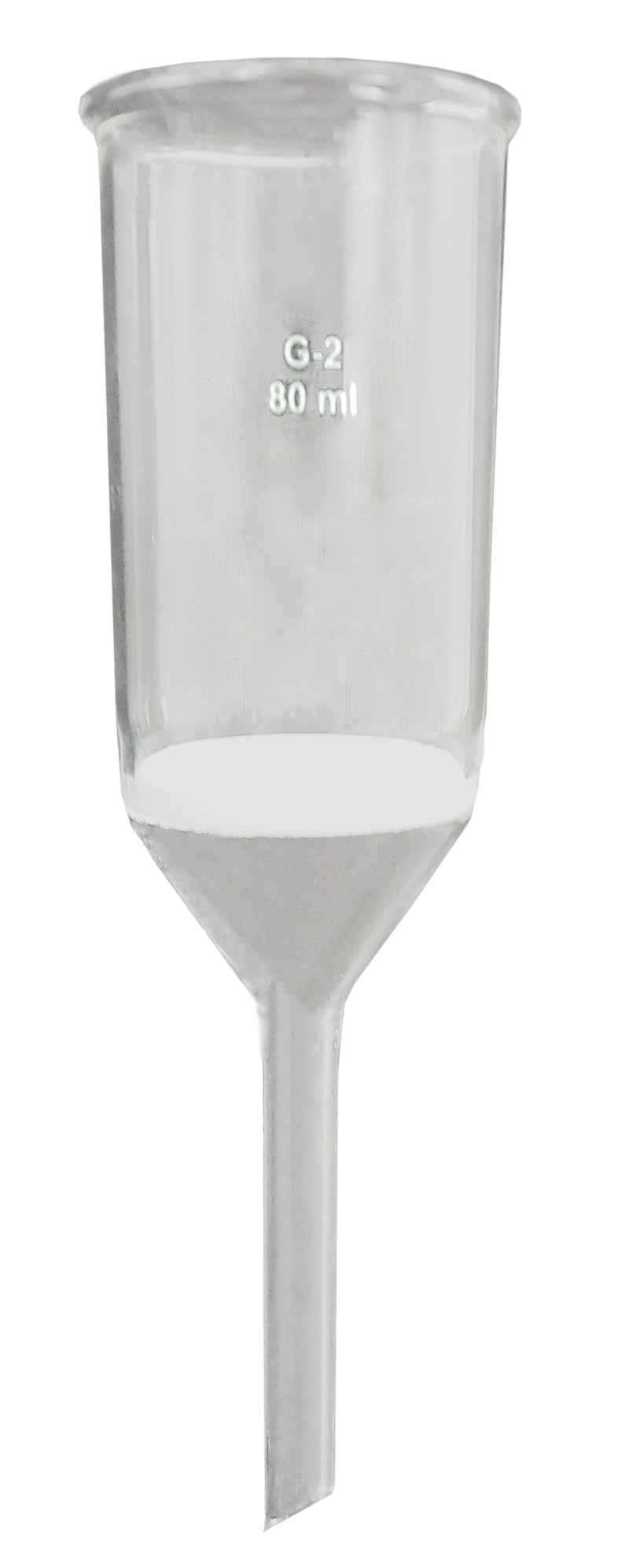 Funnel, Sintered, Borosilicate Glass, 80ml, Porosity 2, Case of 40