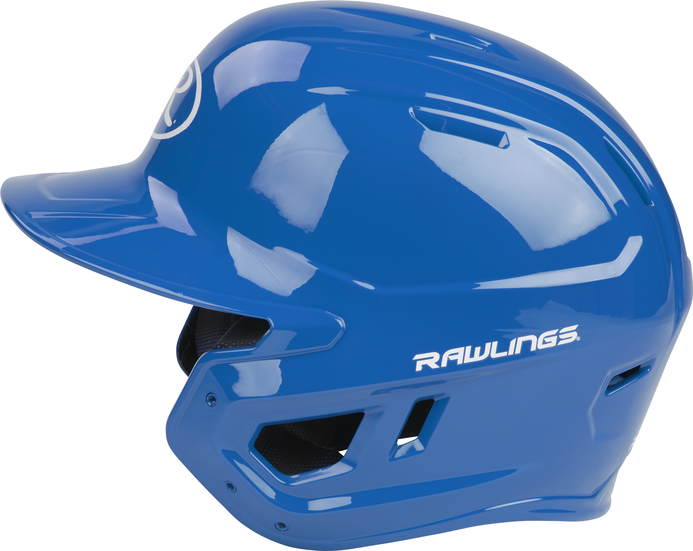 Rawlings Mach Gloss Junior Baseball Helmet - Royal