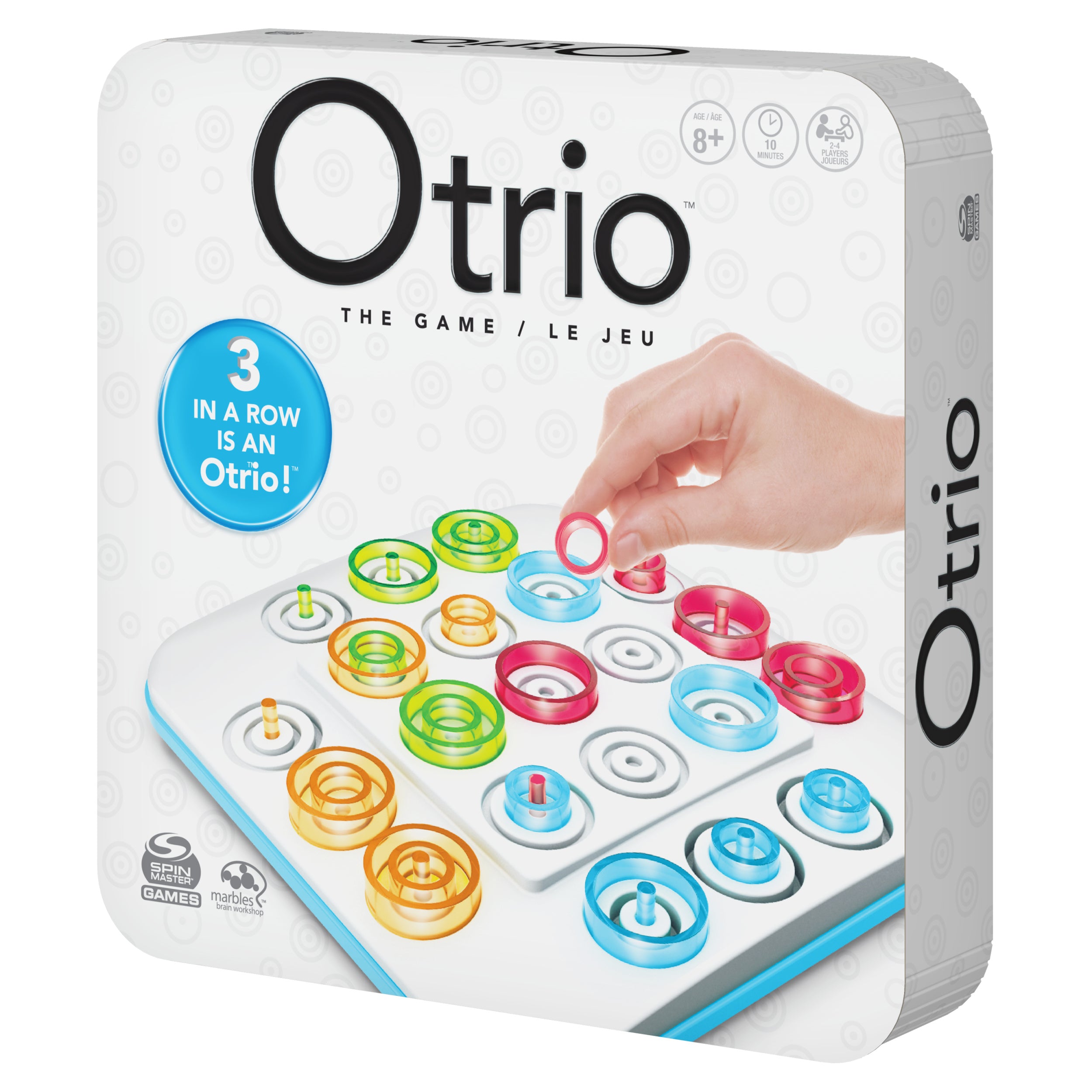 Spin Master Games, Otrio Strategy-Based Board Game, Classic Game, Advanced Tic Tac Toe STEM Activity, 2 Players, for Ages 8 & Up