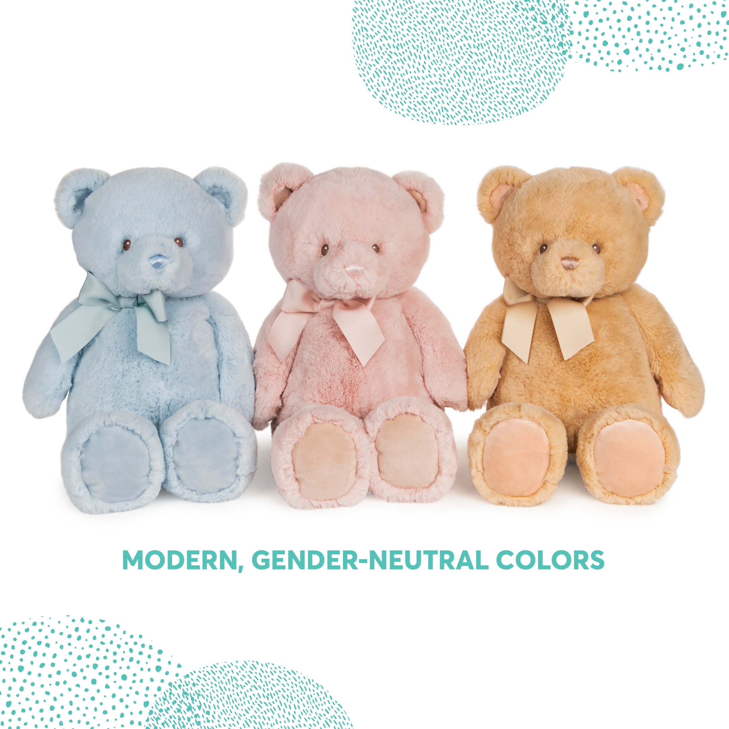 Baby GUND My First Friend Teddy Bear, Pink, Ultra Soft Animal Plush Toy for Babies and Newborns