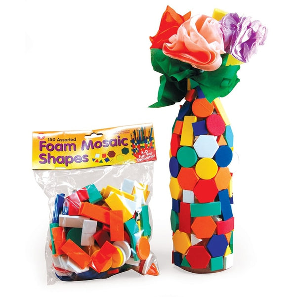 Foam Shapes - 500 Assorted Shapes
