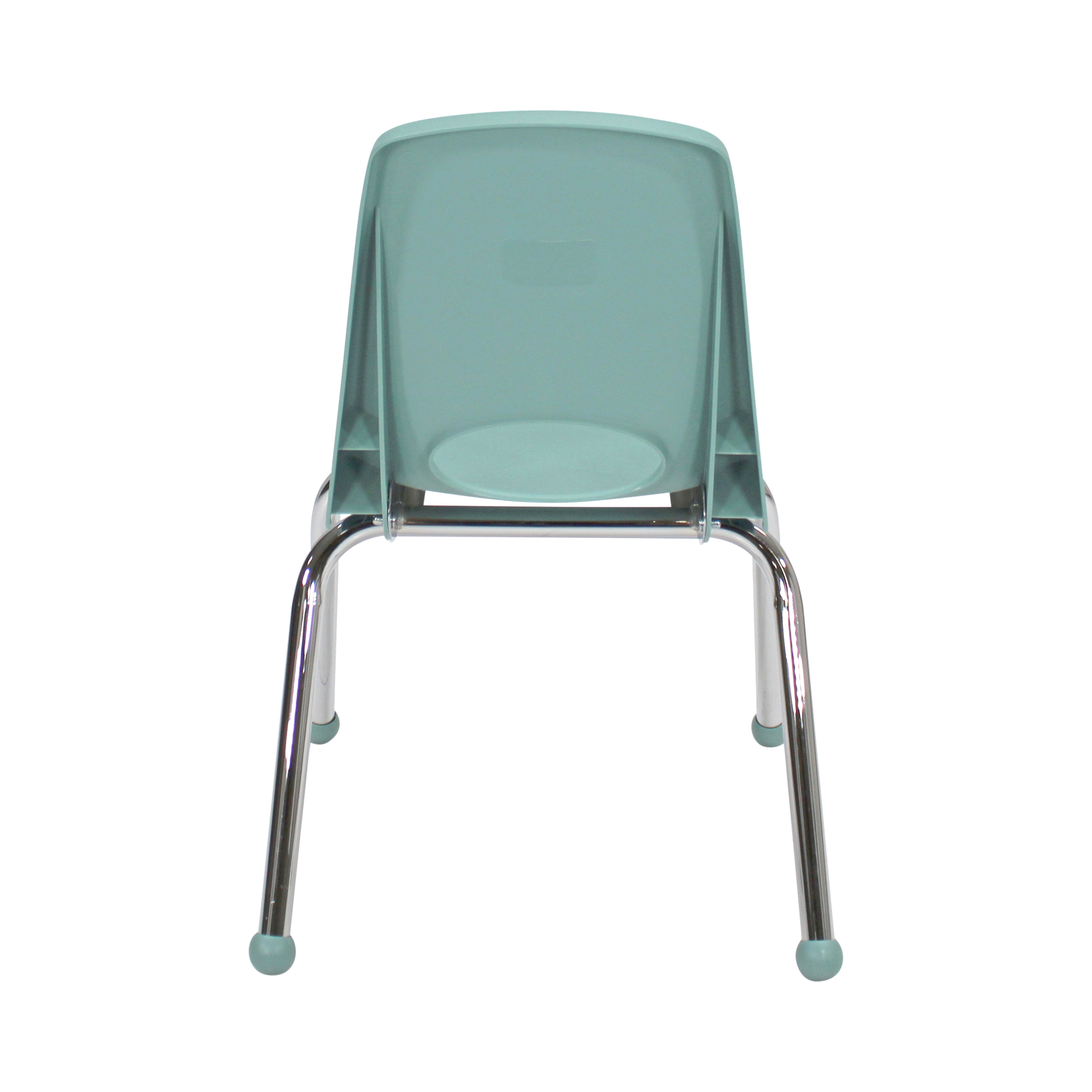 14" Stack Chair with Ball Glides - Seafoam
