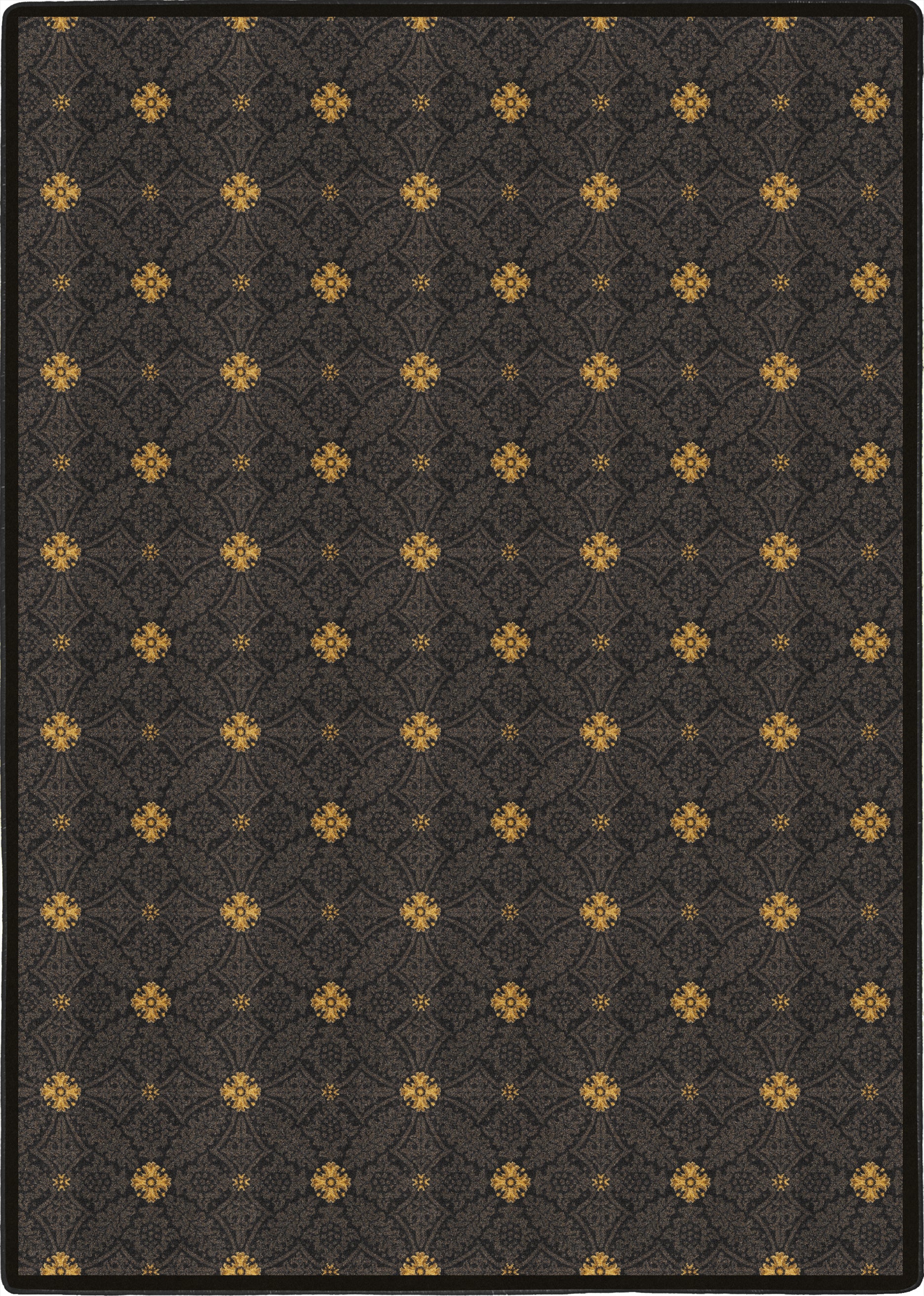 Fort Wood 7'8" x 10'9" area rug in color Brown