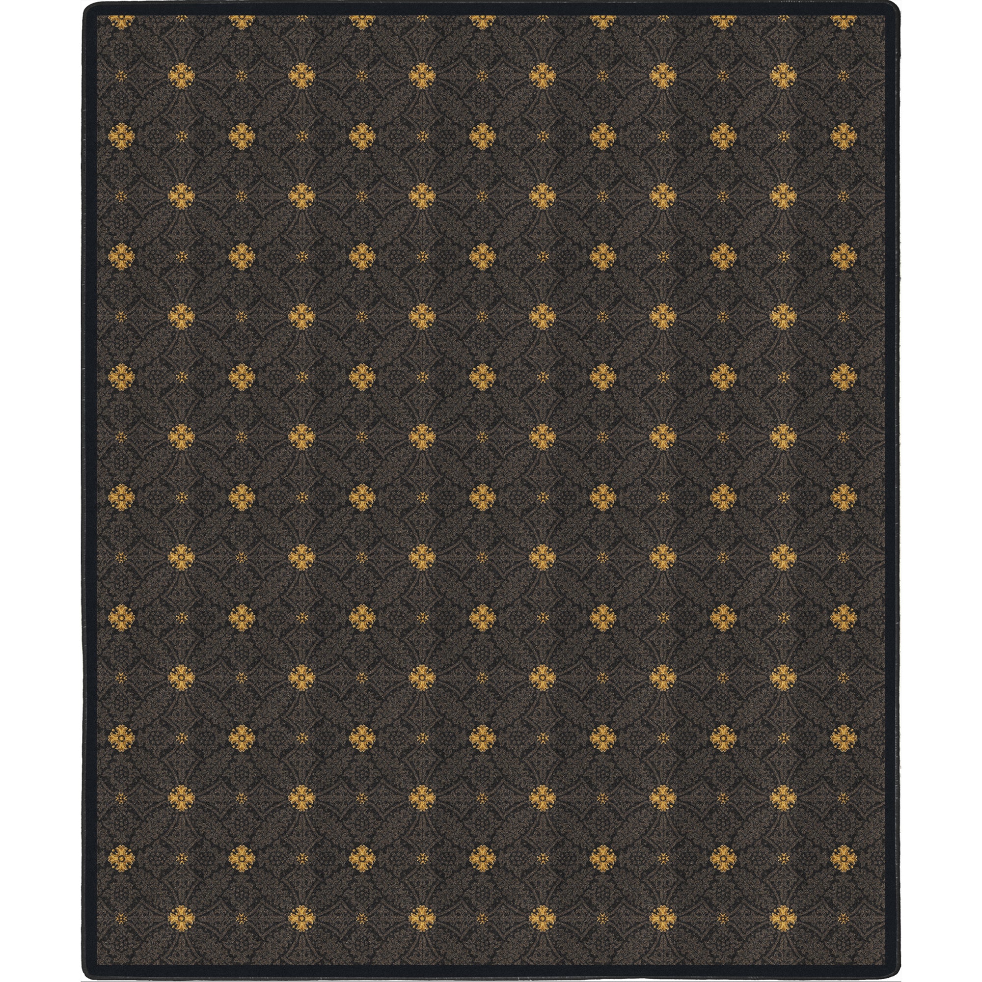 Fort Wood 10'9" x 13'2" area rug in color Brown