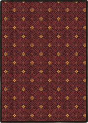 Fort Wood 7'8" x 10'9" area rug in color Burgundy