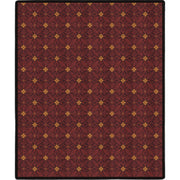 Fort Wood 10'9" x 13'2" area rug in color Burgundy