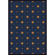 Fort Wood 5'4" x 7'8" area rug in color Navy