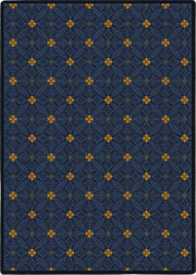 Fort Wood 7'8" x 10'9" area rug in color Navy
