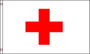 3X5 FT NYL-GLO RED CROSS