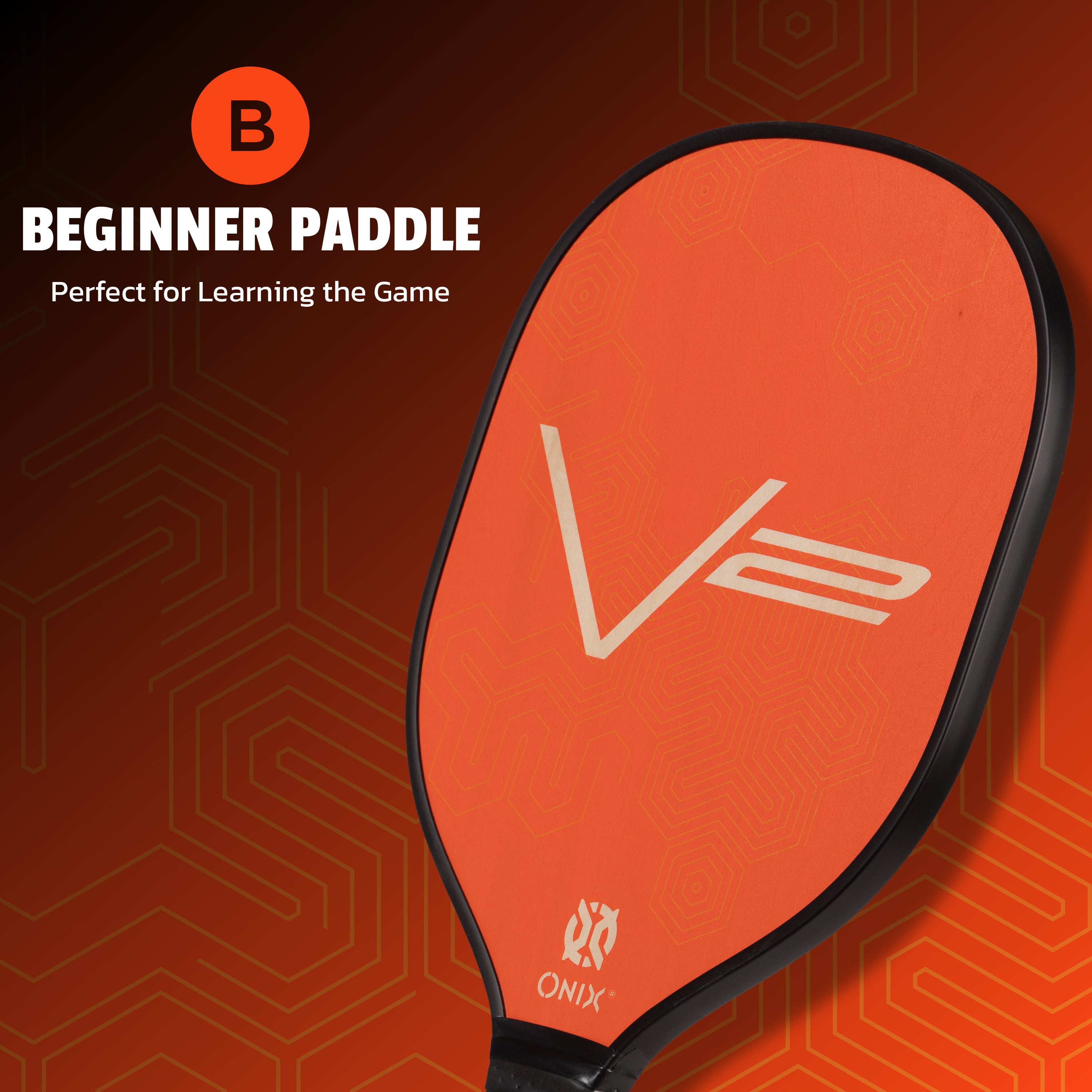 ONIX Pickleball V2 Paddle for All Ages and Levels for Comfort and Control