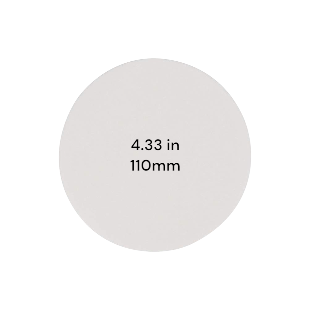 Filter Paper, Quantitative, 110mm, Fast Speed, Pack of 100