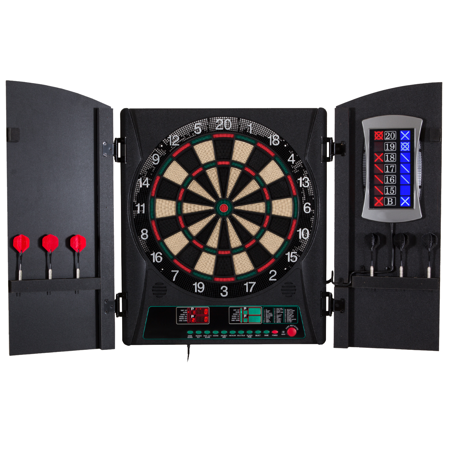 Arachnid Cricket Maxx 1.0 Electronic Dartboard and Cabinet