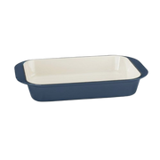 Chef’s Classic™ Enameled Cast Iron Cookware 14" Roasting/Lasagna Pan - Blue
