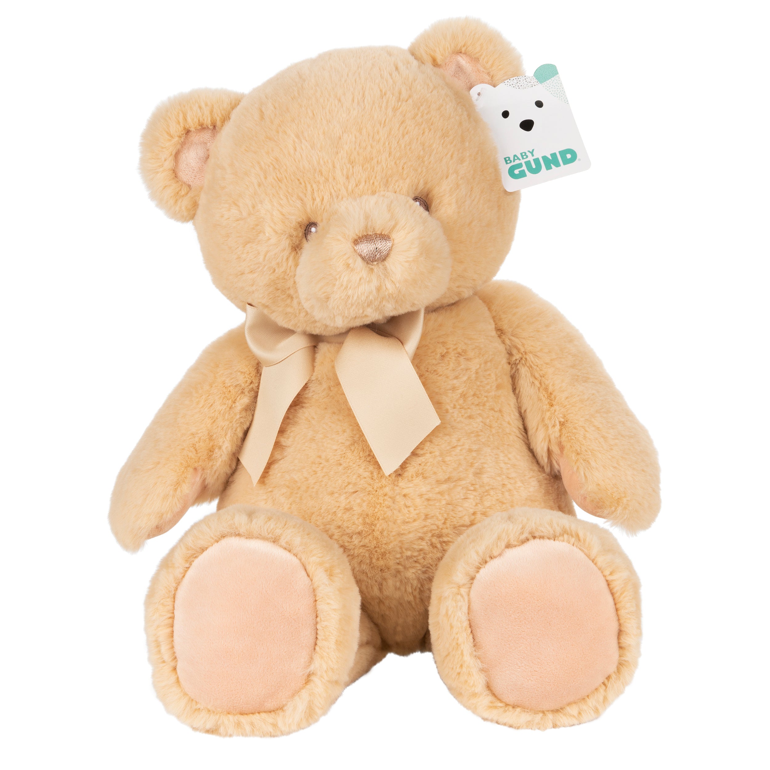 Baby GUND My First Friend Teddy Bear, Tan, Ultra Soft Animal Plush Toy for Babies and Newborns