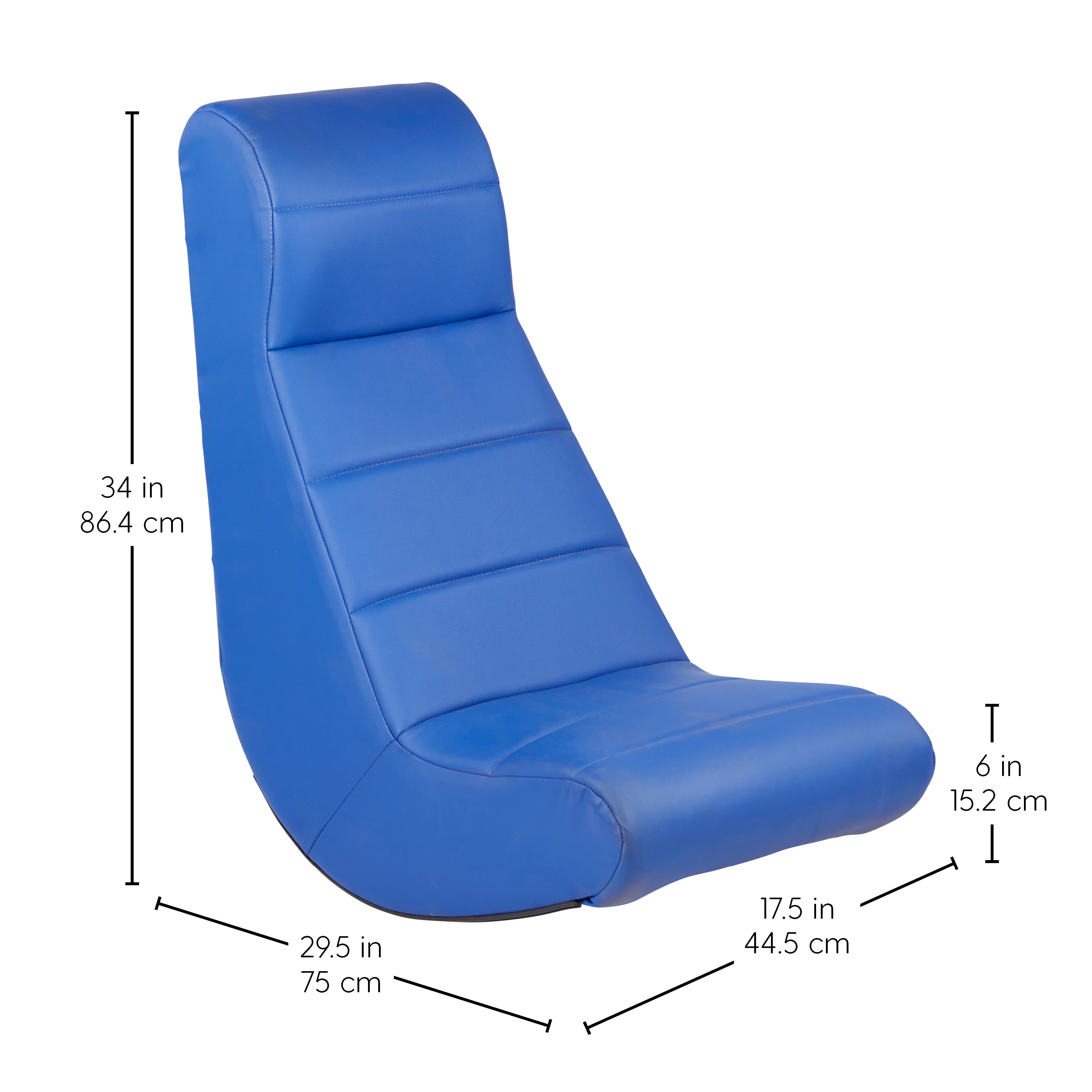Horizontal Soft Rocker - Blue