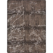 Fractured 5'4" x 7'8" area rug in color Umber