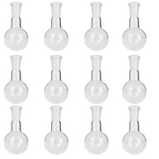 Flask, Boiling, Borosilicate Glass, Round-Bottom, 125ml, 24/40 Ground Glass Joint, Pack of 12